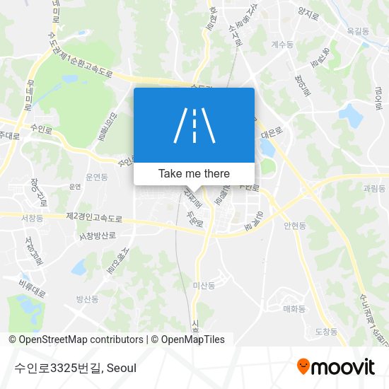 수인로3325번길 map