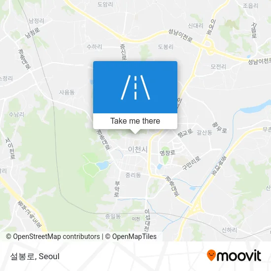 설봉로 map