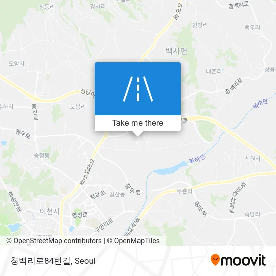 청백리로84번길 map