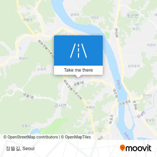 점뜰길 map