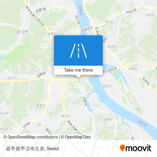 광주원주고속도로 map