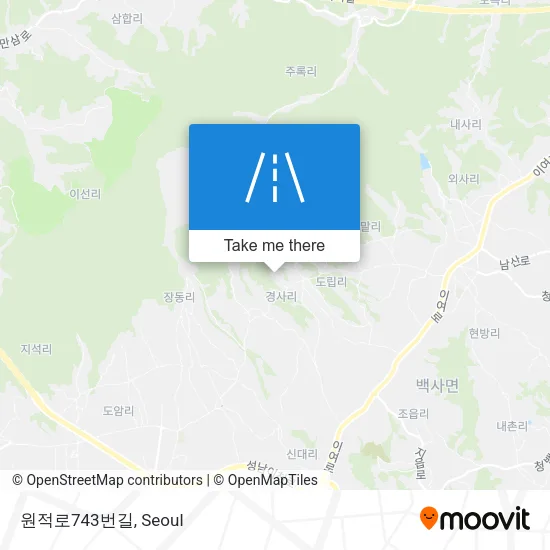 원적로743번길 map