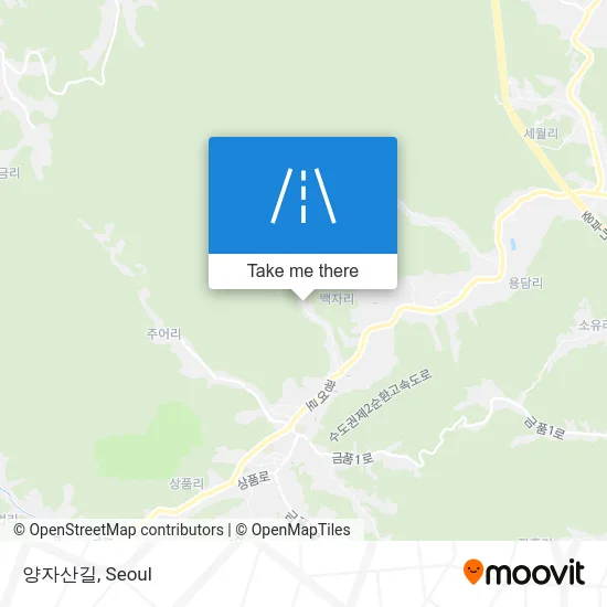양자산길 map