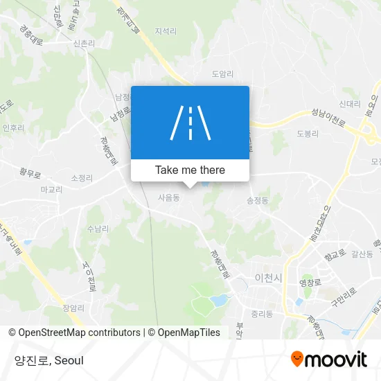 양진로 map