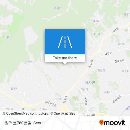 원적로780번길 map