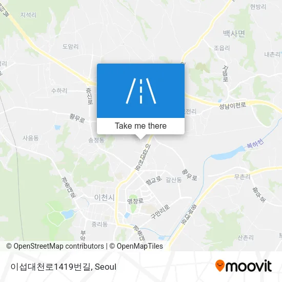 이섭대천로1419번길 map