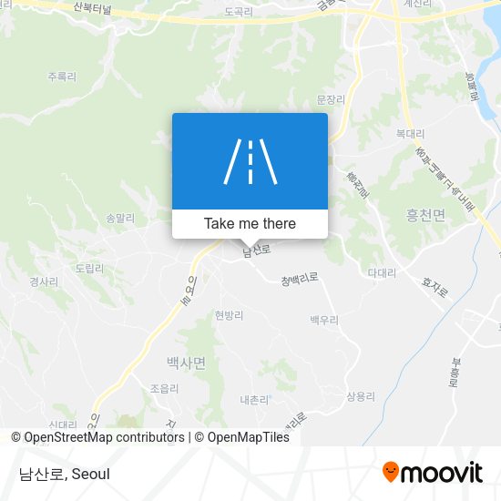 남산로 map