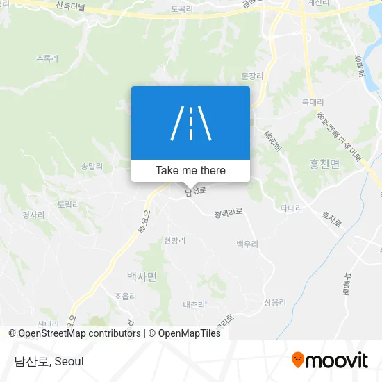 남산로 map