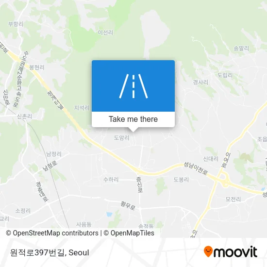 원적로397번길 map