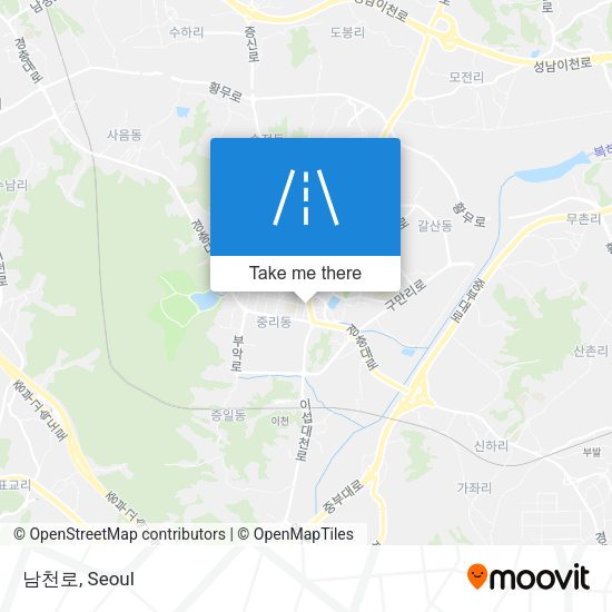 남천로 map