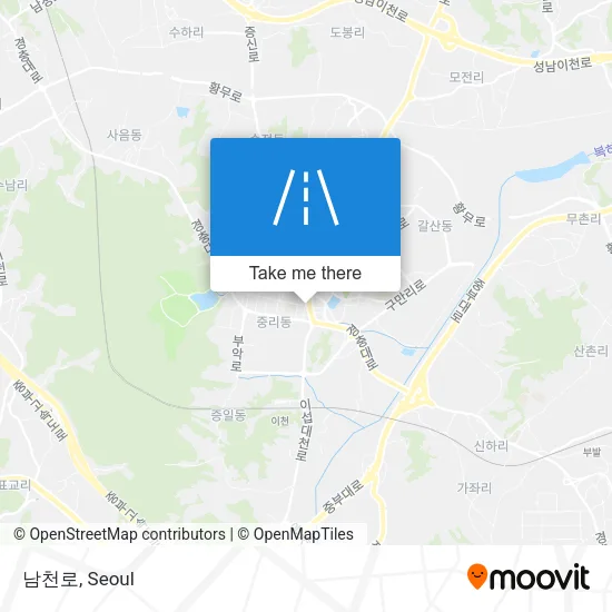 남천로 map