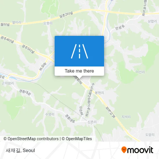 새재길 map