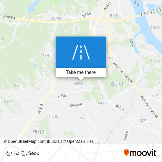 샘다리길 map