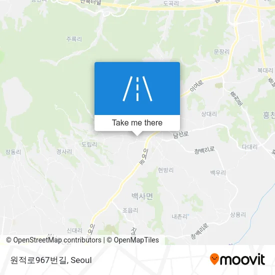 원적로967번길 map