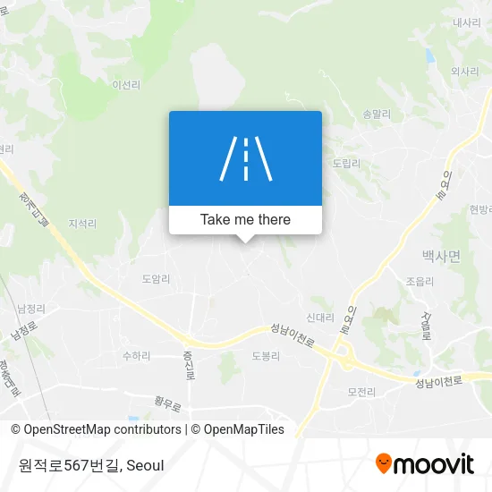 원적로567번길 map