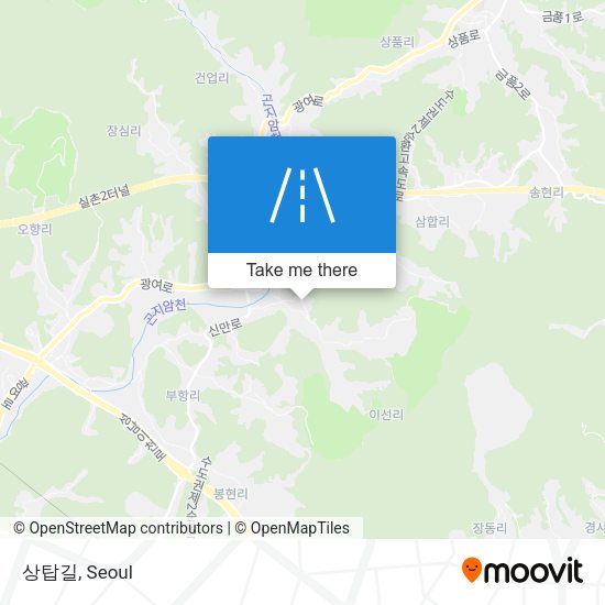 상탑길 map