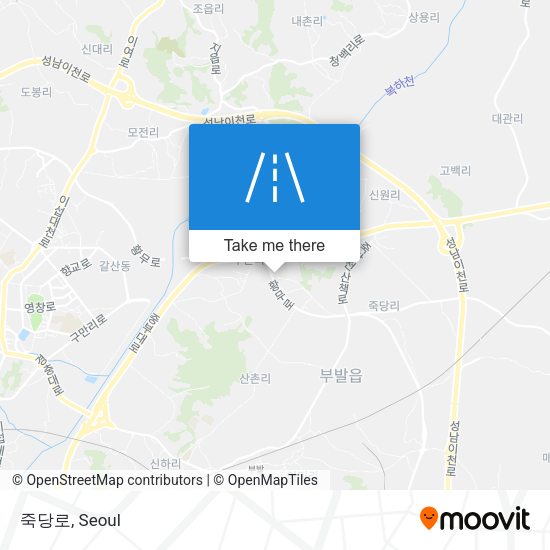 죽당로 map