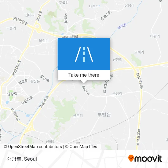 죽당로 map