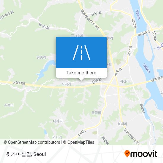 윗가마실길 map