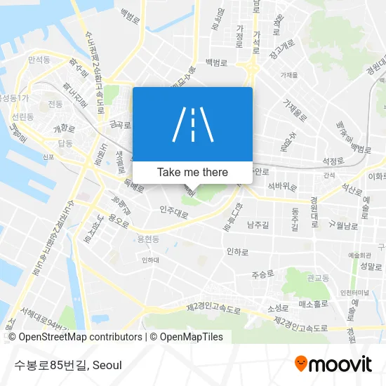 수봉로85번길 map