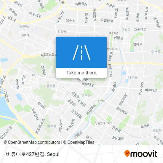 비류대로427번길 map