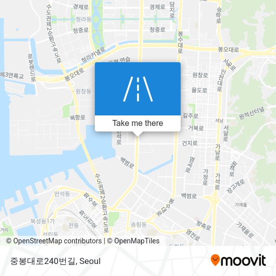 중봉대로240번길 map