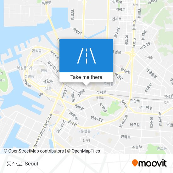 동산로 map