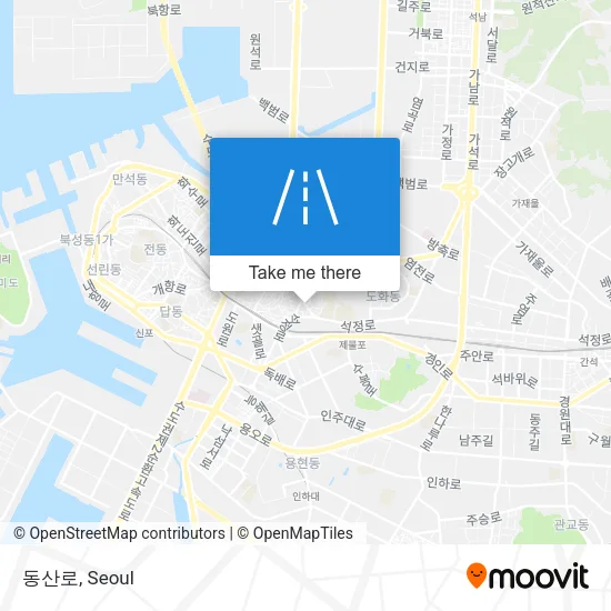 동산로 map