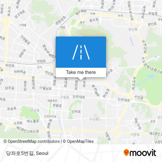 당좌로5번길 map
