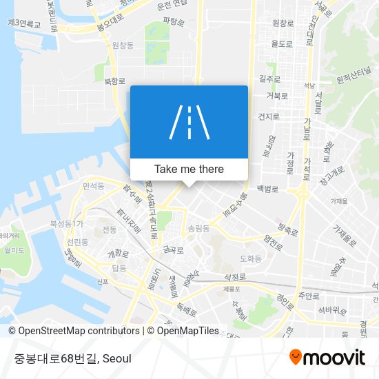 중봉대로68번길 map