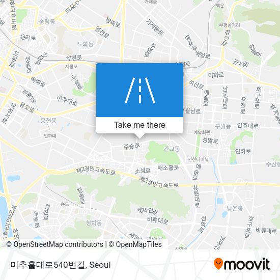 미추홀대로540번길 map