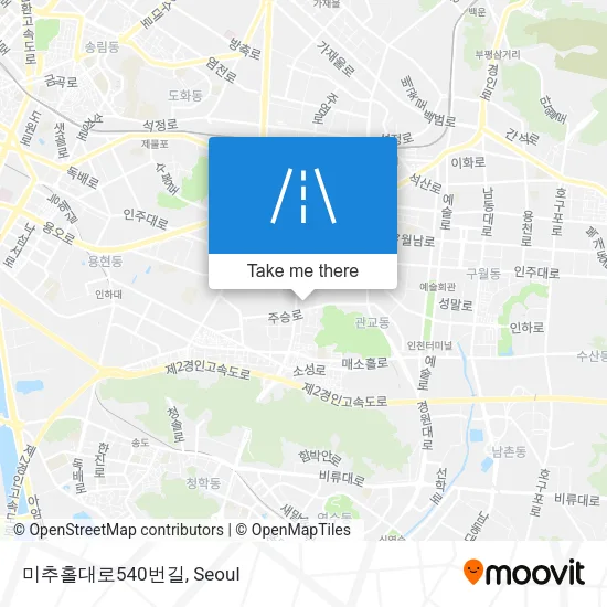미추홀대로540번길 map