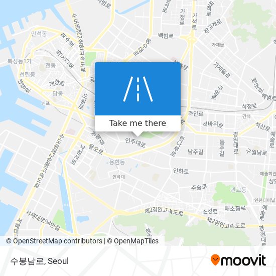 수봉남로 map