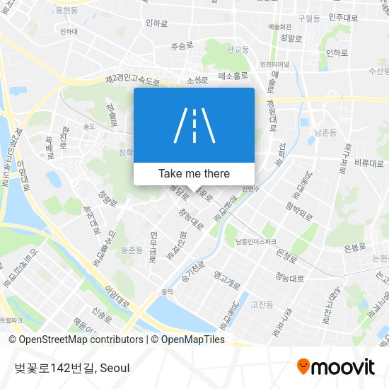 벚꽃로142번길 map