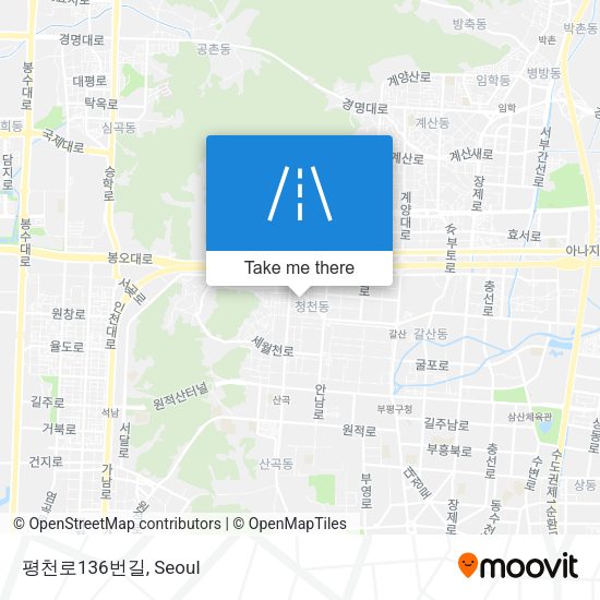 평천로136번길 map