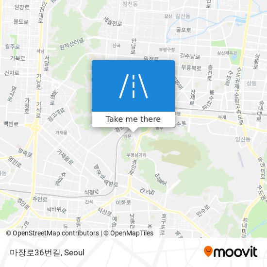 마장로36번길 map