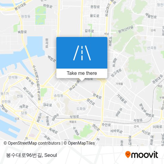 봉수대로96번길 map