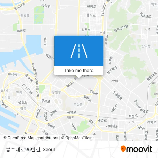 봉수대로96번길 map