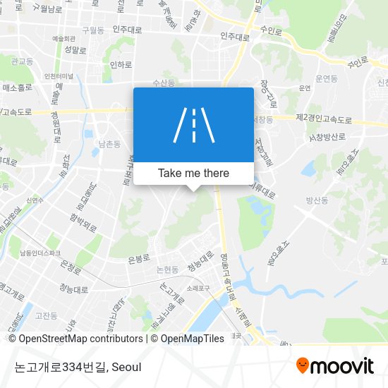 논고개로334번길 map