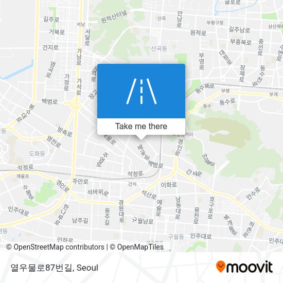 열우물로87번길 map