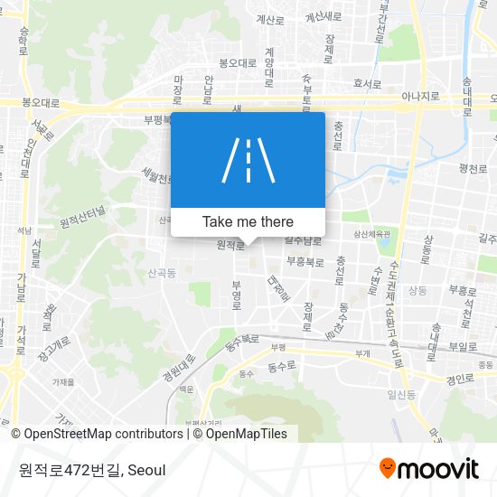 원적로472번길 map