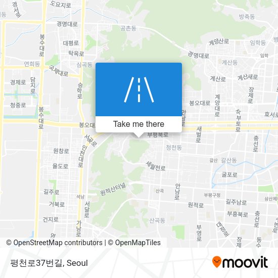 평천로37번길 map