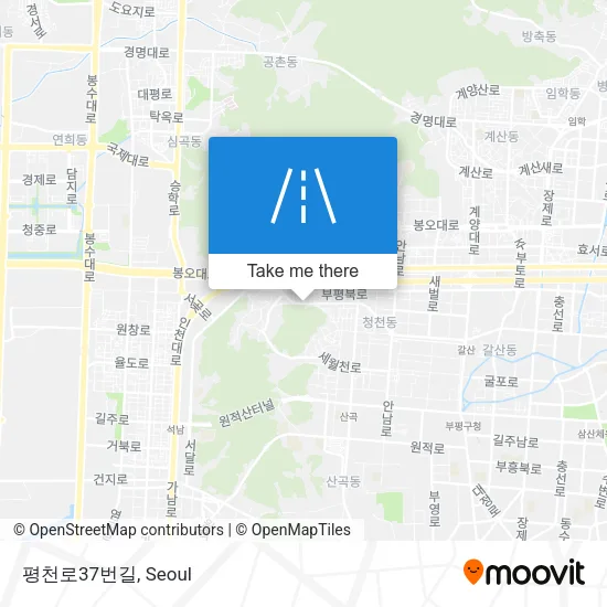 평천로37번길 map