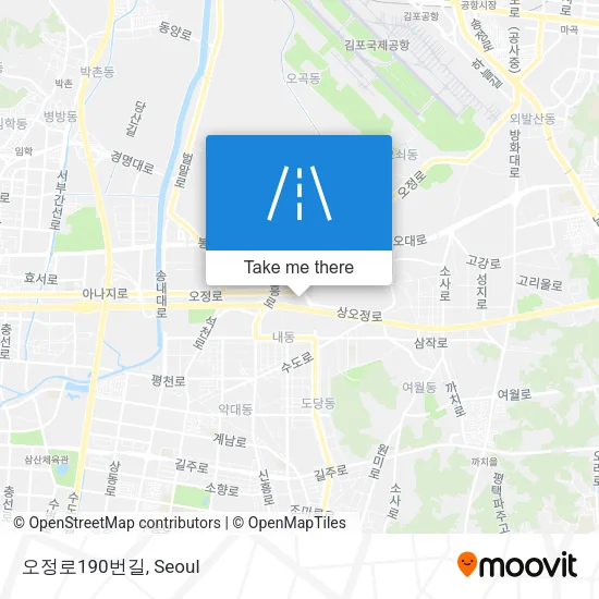 오정로190번길 map