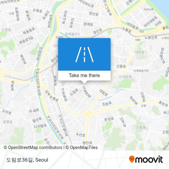 도림로36길 map