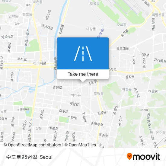 수도로95번길 map