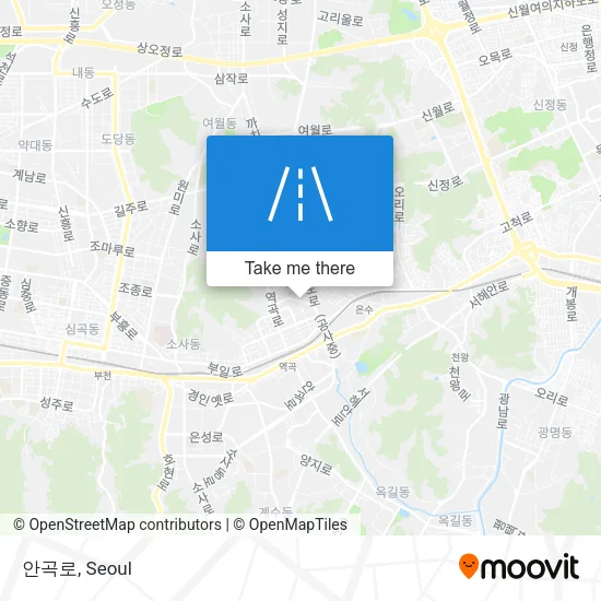 안곡로 map