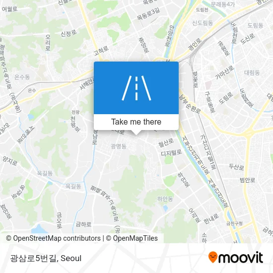 광삼로5번길 map