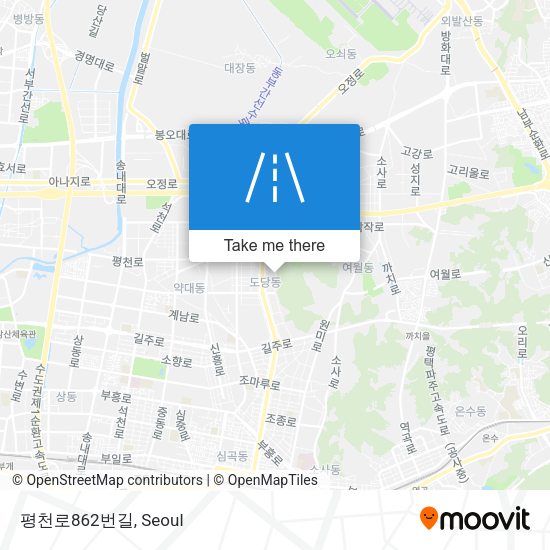 평천로862번길 map