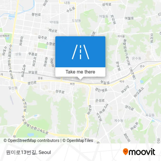 원미로13번길 map